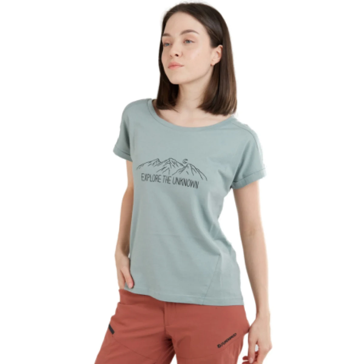 Dámske turistické tričko s krátkym rukávom FUNDANGO Atmos T-shirt-524-mint · záber 1