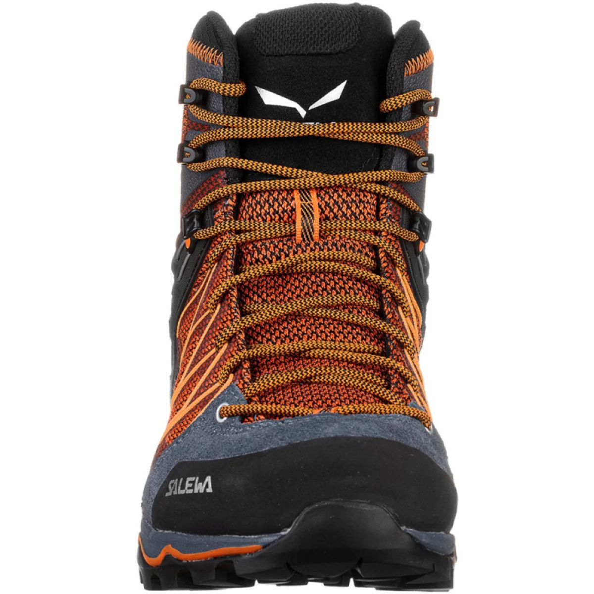 Pánska členková turistická obuv SALEWA Mountain Trainer Lite Mid GTX M black out carrot · záber 3