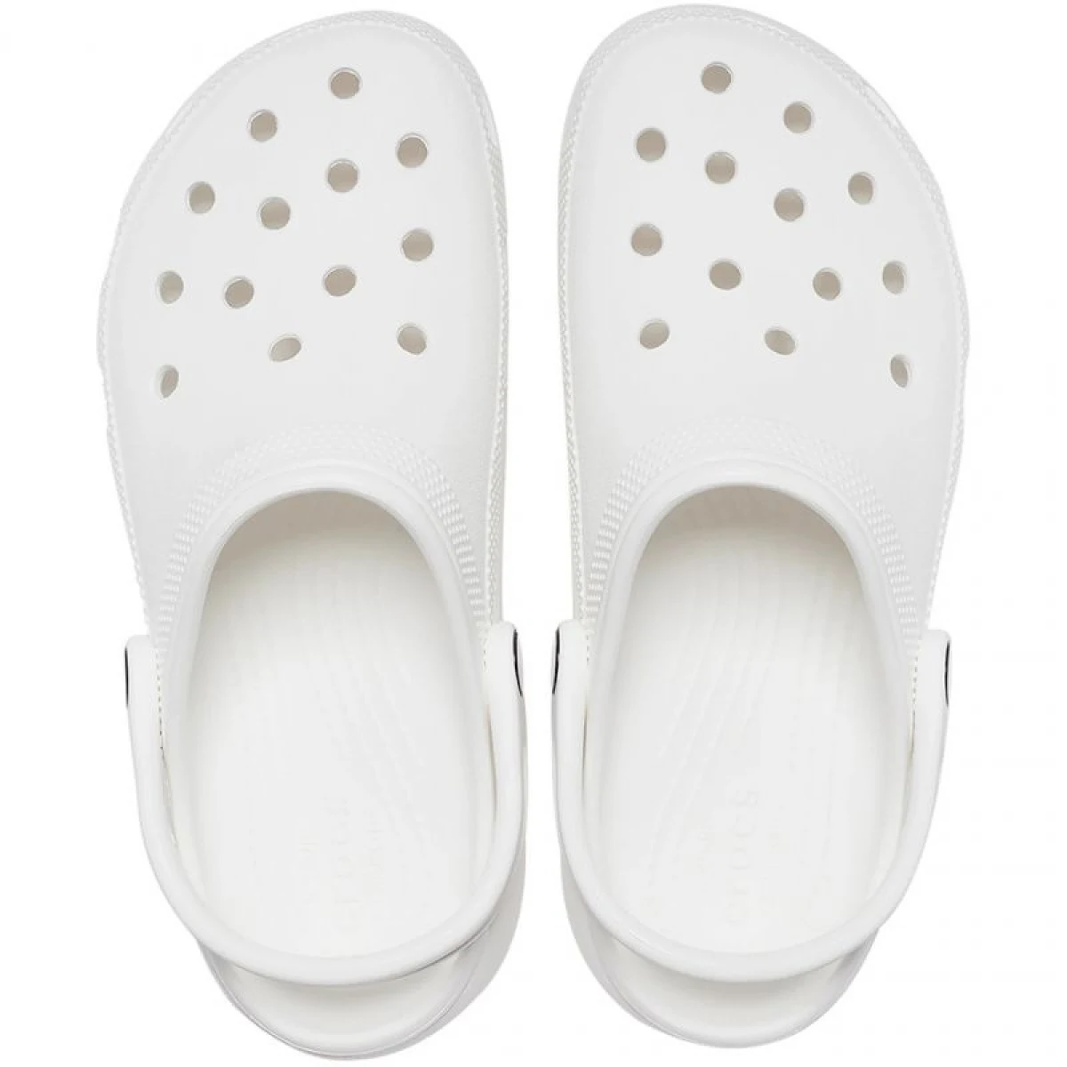 Dámske kroksy (rekreačná obuv) CROCS Classic Platform Clog W white · záber 4
