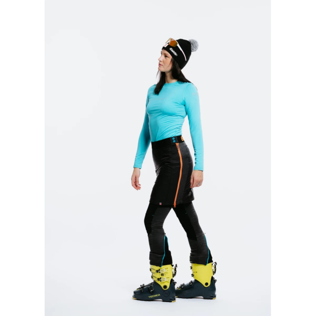 Dámska sukňa na skialp EVERETT Skira PRIMALOFT black · záber 3