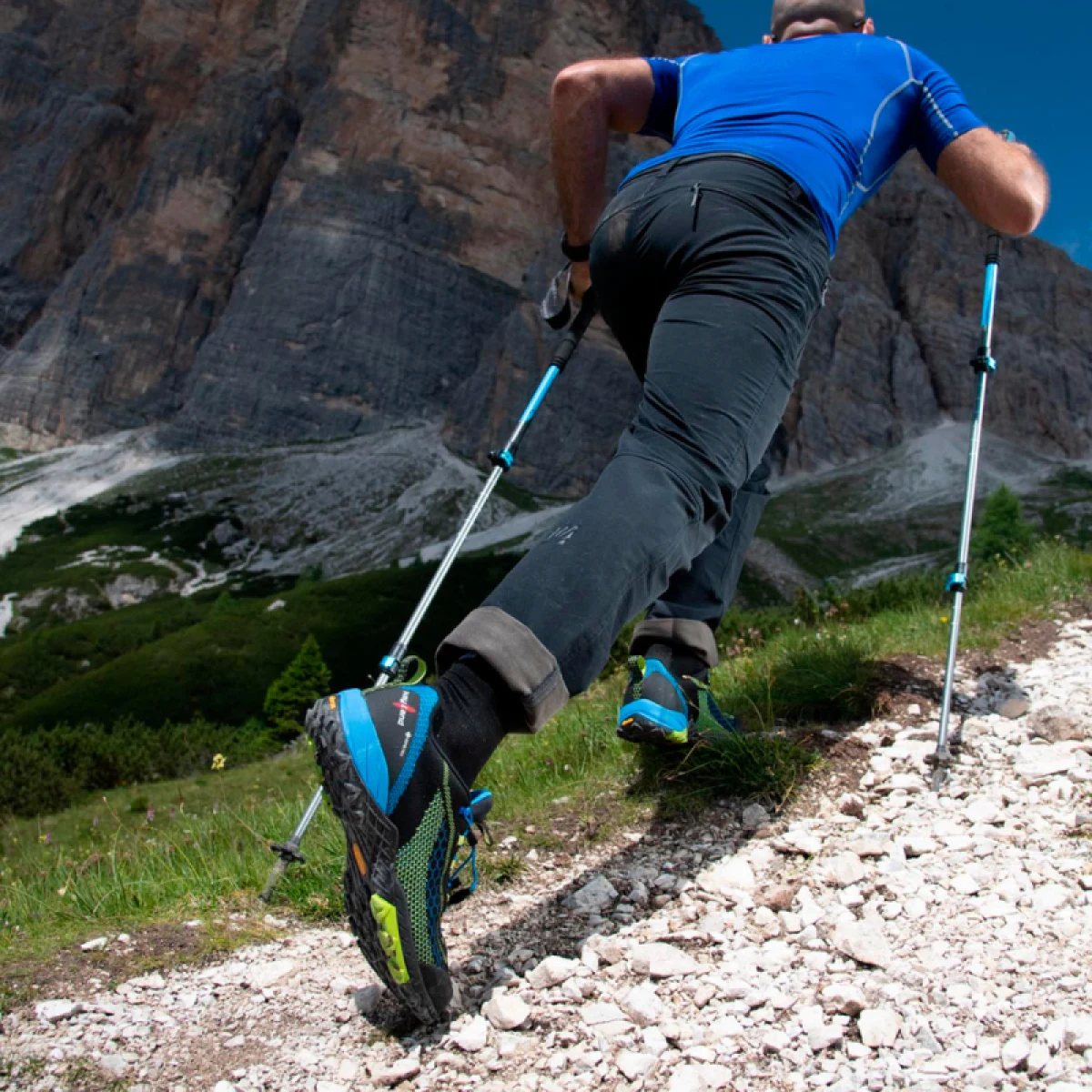 Pánska nízka turistická obuv KAYLAND Alpha Knit Gtx, Black Blue · záber 3
