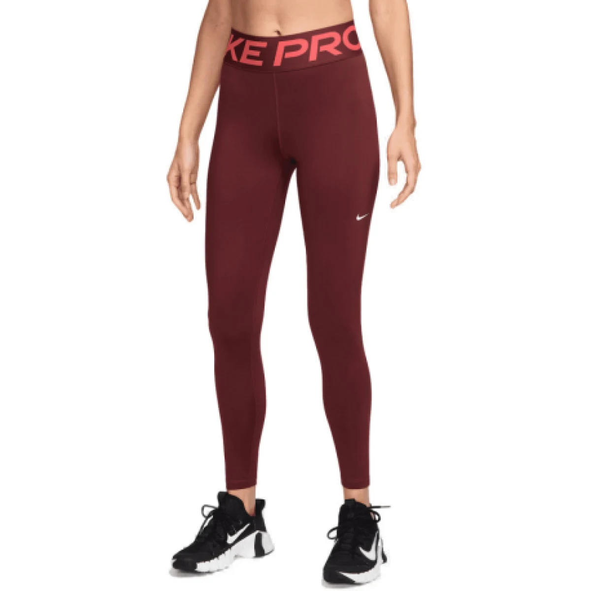 Dámske legíny NIKE PRO W NP SCULPT DF HR TIGHT-619-Red · záber 1