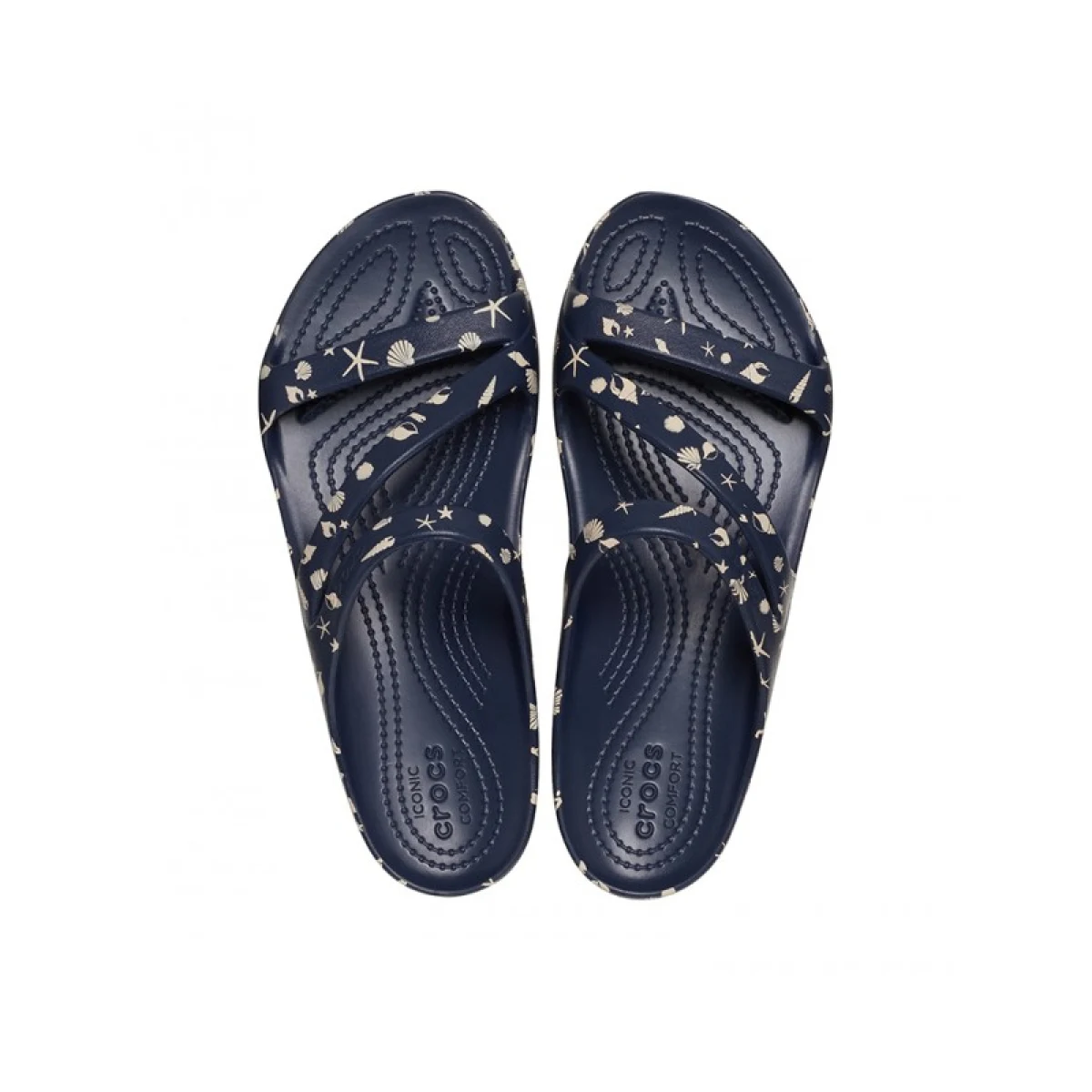 Dámske sandále CROCS Kadee II Shells Print Sandal W navy · záber 4