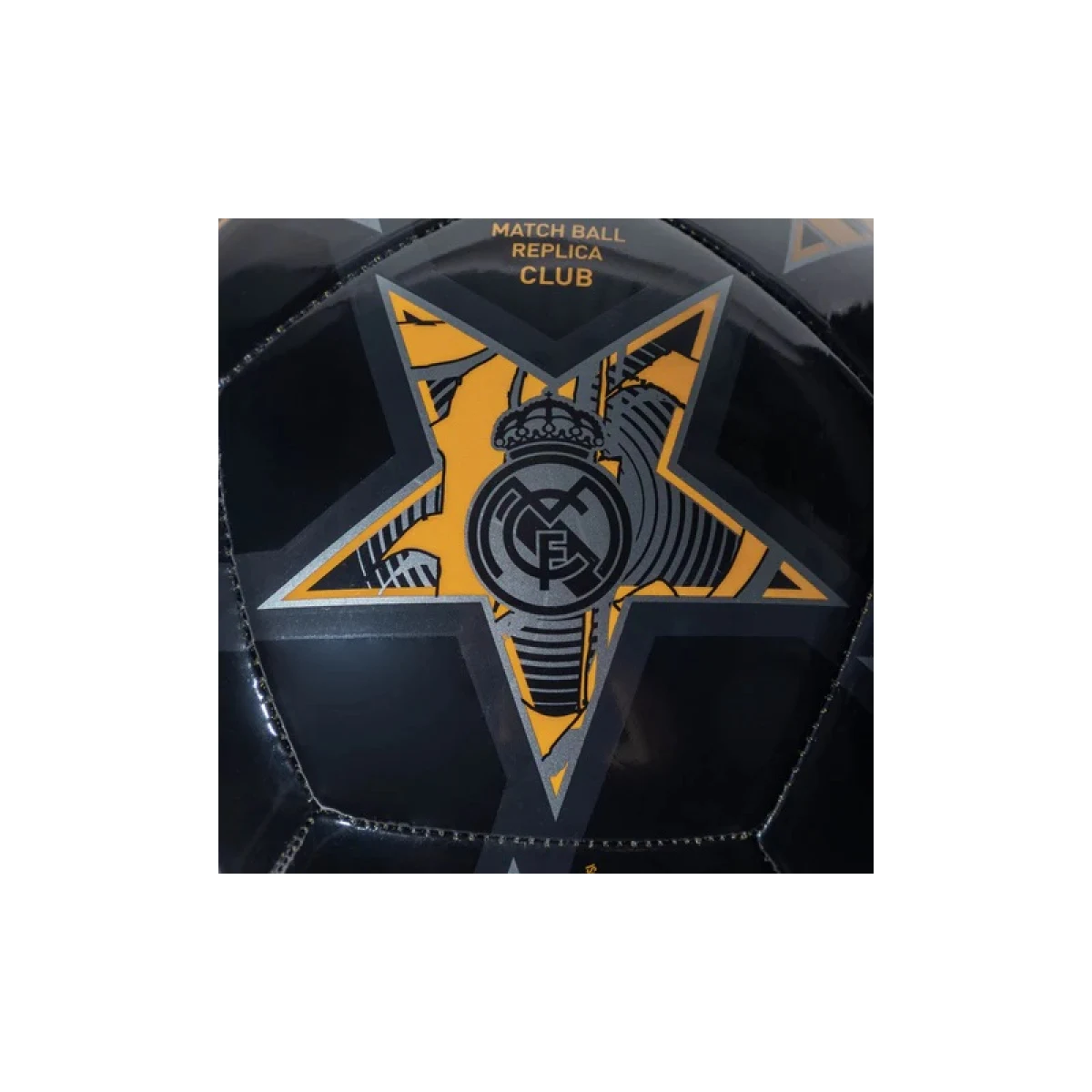 Futbalová lopta ADIDAS UCL RM CLB-BLACK PREYEL CARBON · záber 3