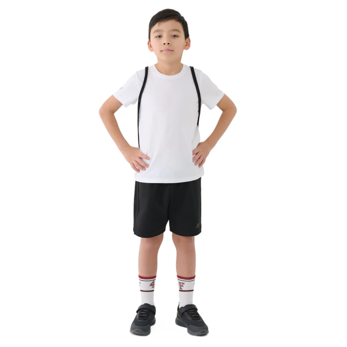 Chlapčenská športová súprava 4F JUNIOR APPAREL SET-JWSS25TAPSM026-20S-BLACK · záber 2