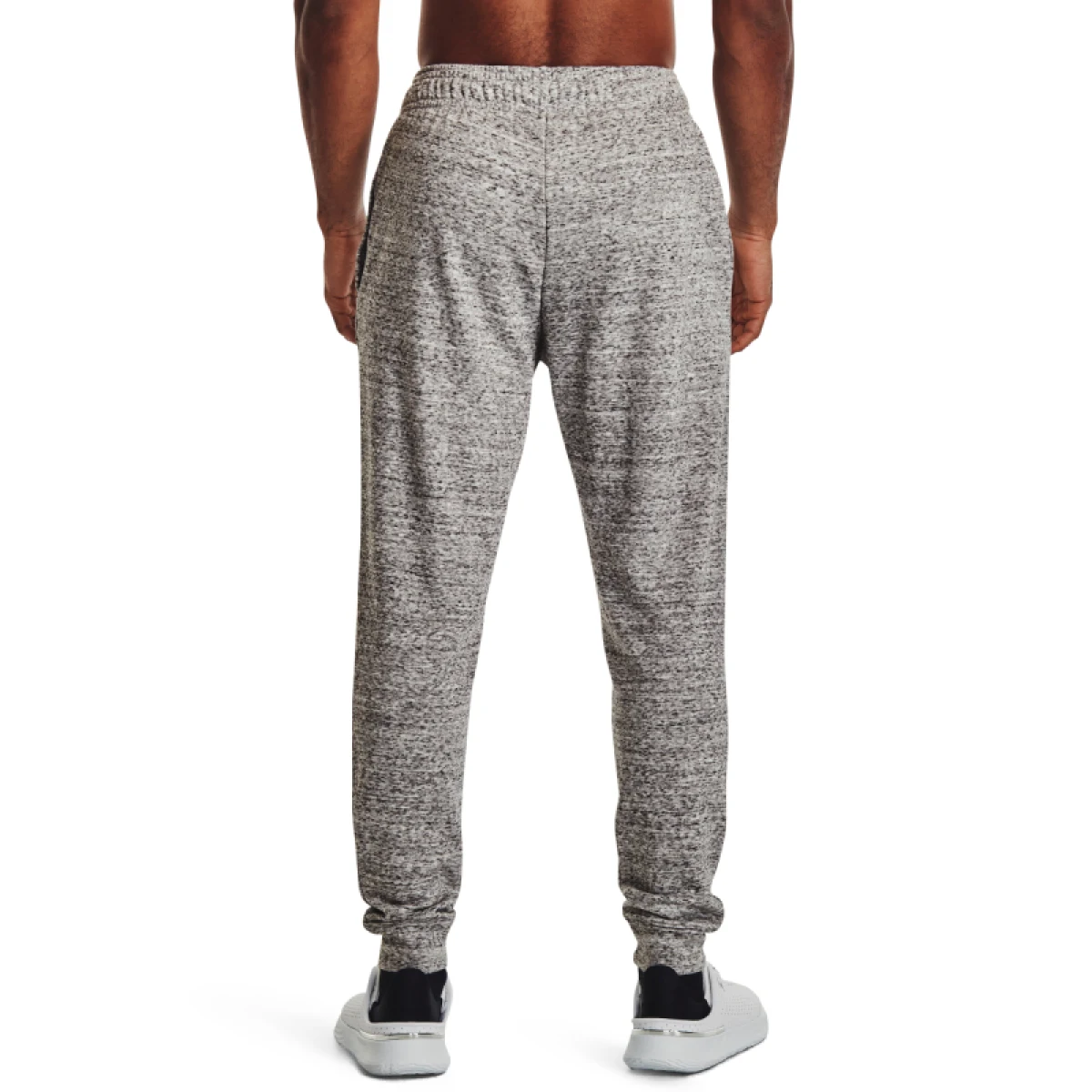 Pánske tepláky UNDER ARMOUR UA Rival Terry Jogger-WHT · záber 2