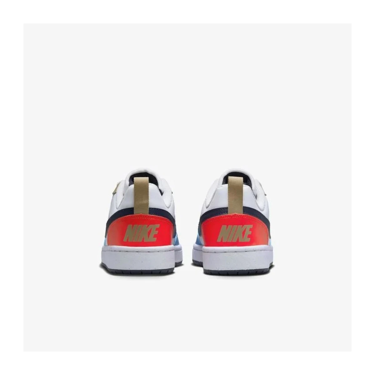 Chlapčenská rekreačná obuv NIKE Court Borough Low Recraft Jr white light crimson blue beyond thunder blue · záber 5