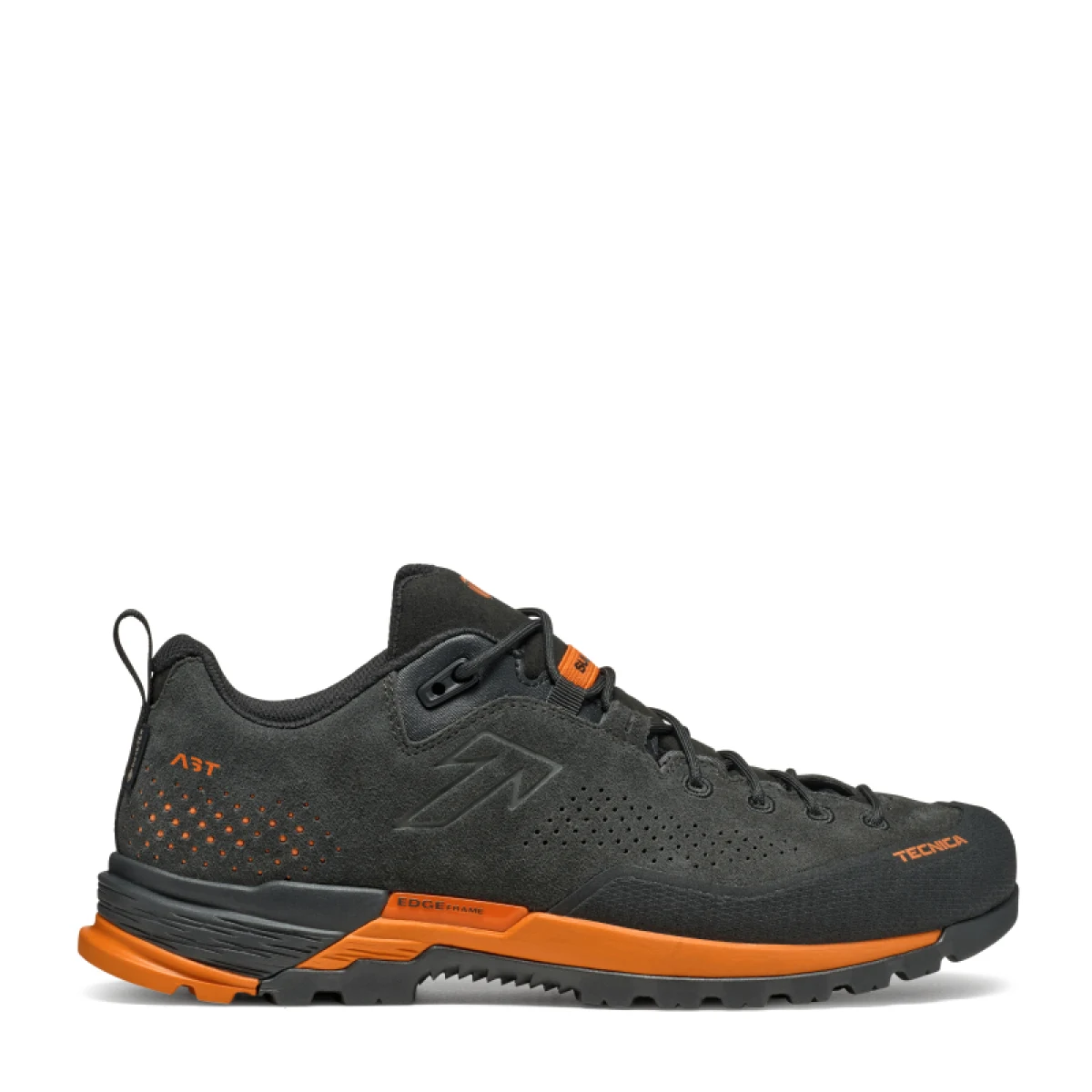 Pánska nízka turistická celokožená obuv TECNICA Sulfur GTX Ms, anthracite ultra orange · záber 2
