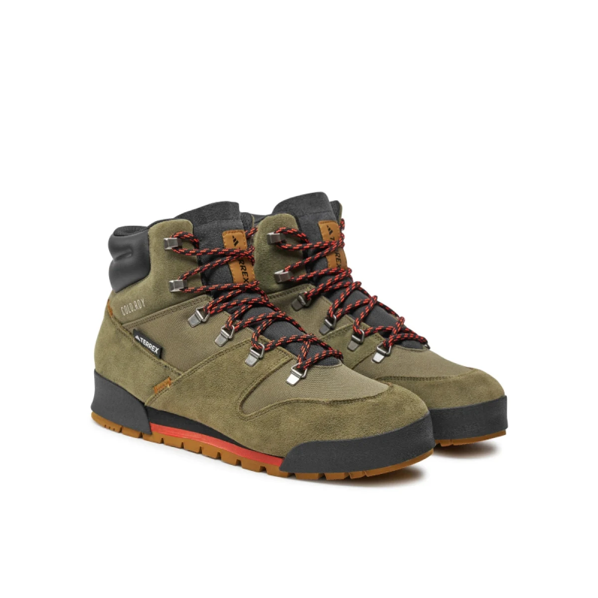 Pánska vysoká turistická obuv ADIDAS Terrex Snowpitch C.Rdy olive strata bronze strata orange · záber 2
