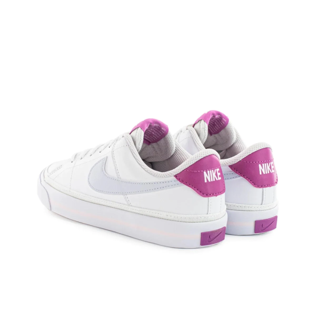 Dievčenská vychádzková obuv NIKE Court Legacy white gfootball grey cosmic fuchsia · záber 5