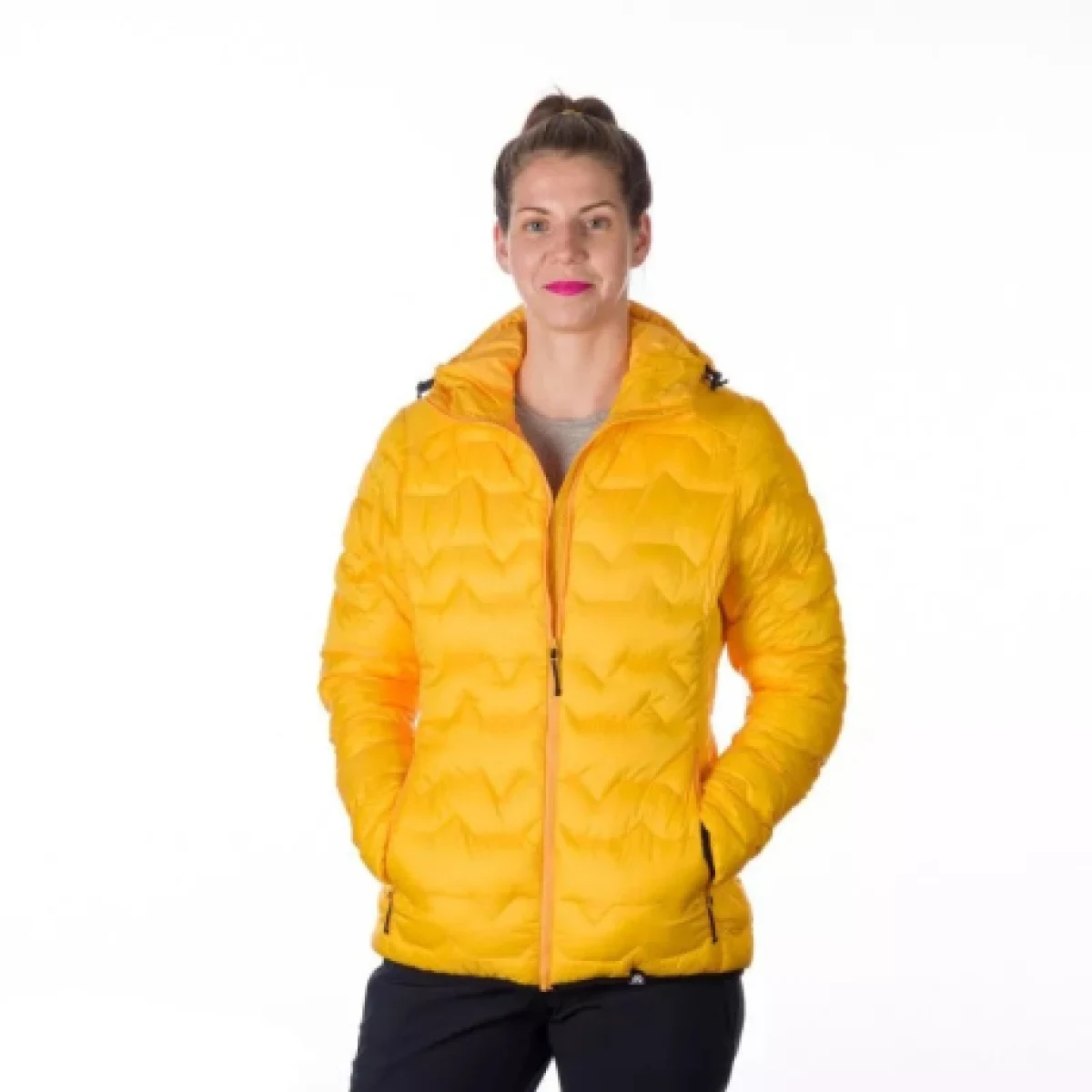 Dámska turistická bunda NORTHFINDER ELMA-314-goldenyellow · záber 1
