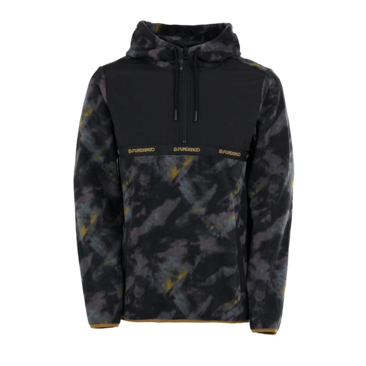 Pánska lyžiarska mikina s 1 2 zipsom FUNDANGO Exodus Hybrid Jacket-585-moor · záber 5