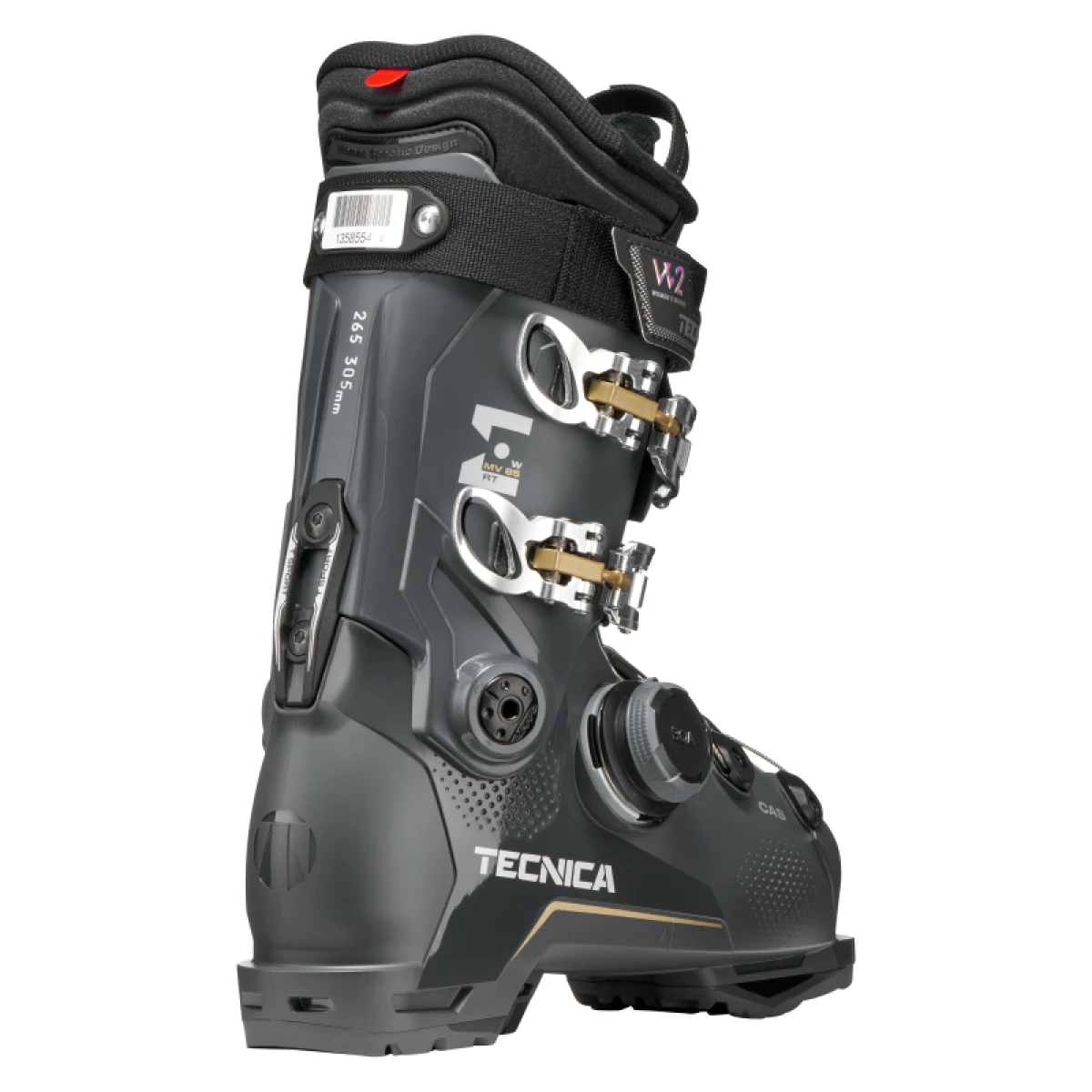 Dámske lyžiarky na zjazdovku - on piste TECNICA Mach BOA MV 85 W RT GW, race grey · záber 5