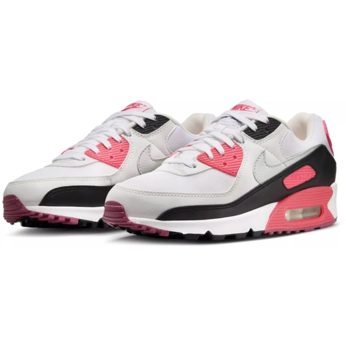 Dámska vychádzková obuv NIKE Air Max 90 white light silver aster pink black · záber 2