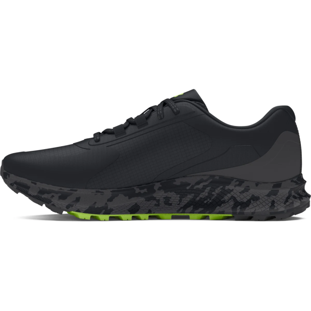 Pánska bežecká trailová obuv UNDER ARMOUR UA Charged Bandit TR 3 SP black anthracite morph green · záber 2