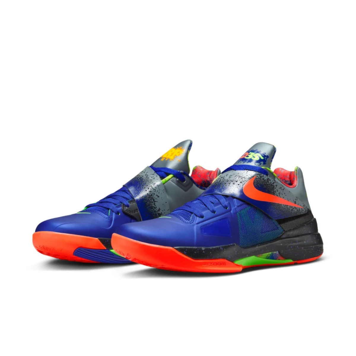 Pánska rekreačná obuv NIKE KD 4 Nerf concord bright crimson black · záber 3