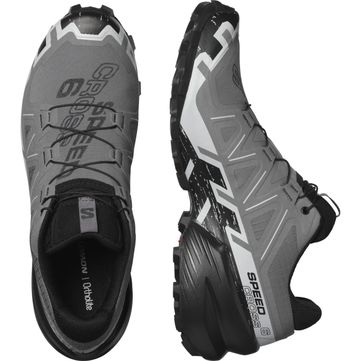 Pánska bežecká trailová obuv SALOMON Speedcross 6 M quiet shade black pearl blue · záber 4