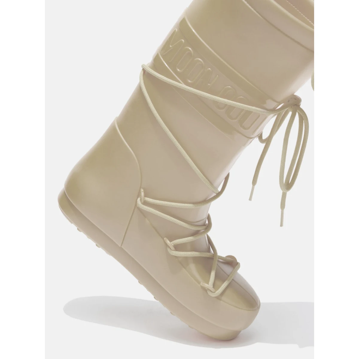 Dámske gumáky MOON BOOT RAIN BOOTS HIGH, 003 cream · záber 3