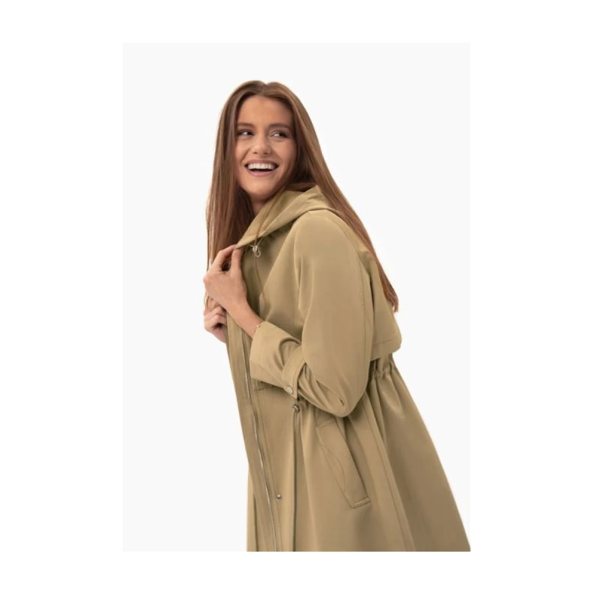 Dámsky kabát VOLCANO BJORK-102-BEIGE · záber 3