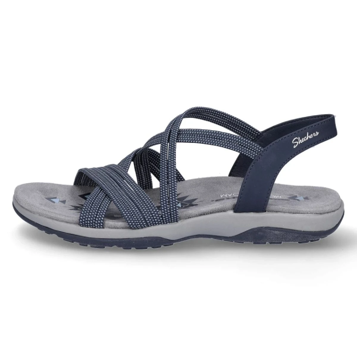 Dámske sandále SKECHERS Reggae Slim Turn It Up W navy · záber 2