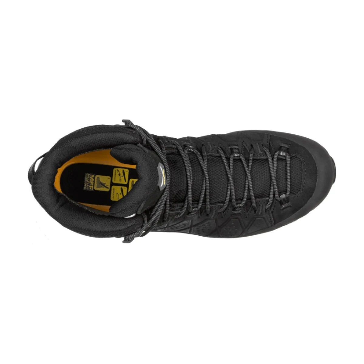 Pánska členková turistická obuv SALEWA Alp Trainer 2 Mid GTX M black black · záber 4