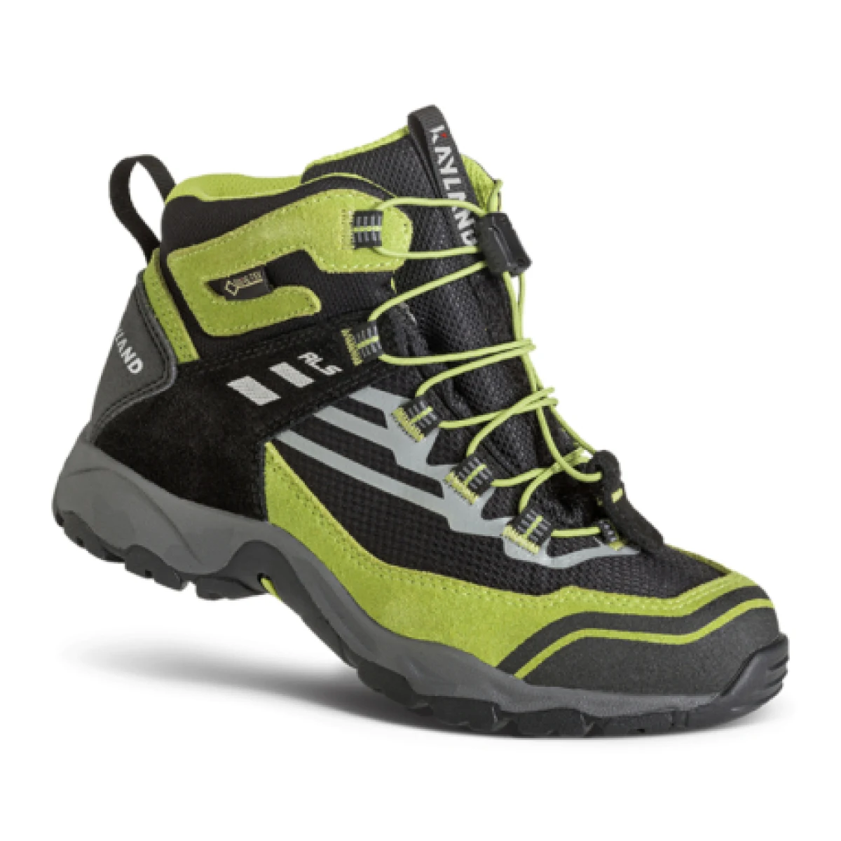 Juniorská členková turistická obuv KAYLAND Snake Gtx Jr, Grey Lime · záber 1