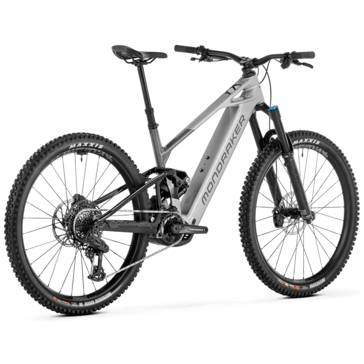 Horský elektrobicykel MONDRAKER Crafty Carbon R, golden silver · záber 3