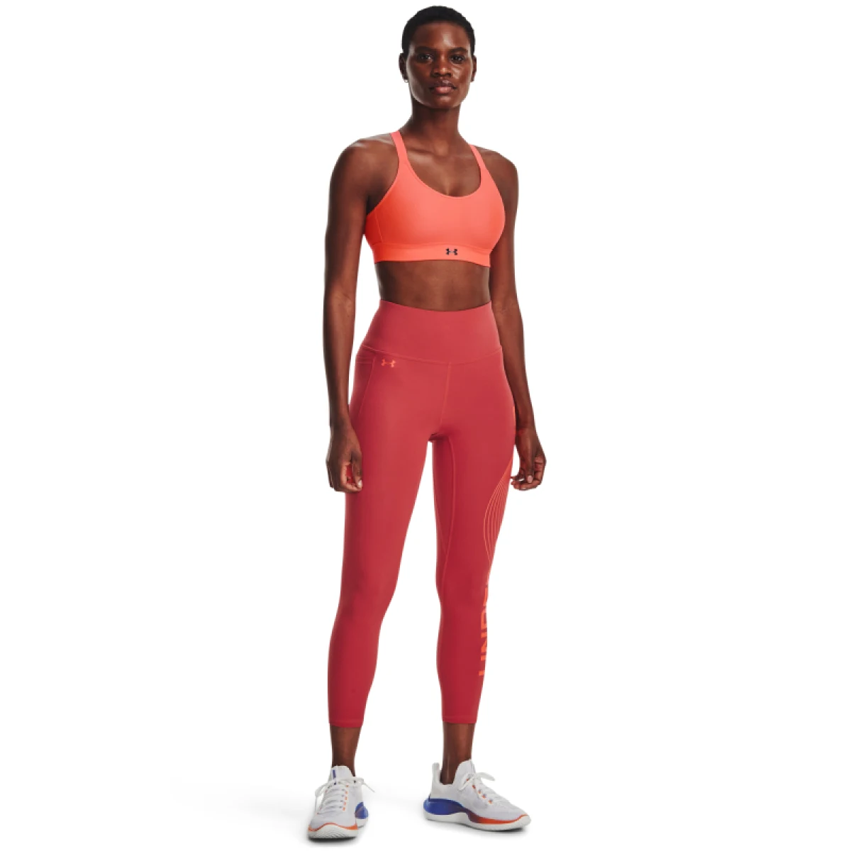 Dámske legíny UNDER ARMOUR Motion Ankle Leg Branded-PNK · záber 3