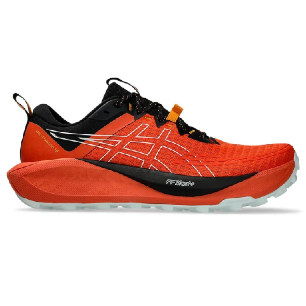 Pánska bežecká trailová obuv ASICS Gel Trabuco 13 nova orange pure aqua · záber 1