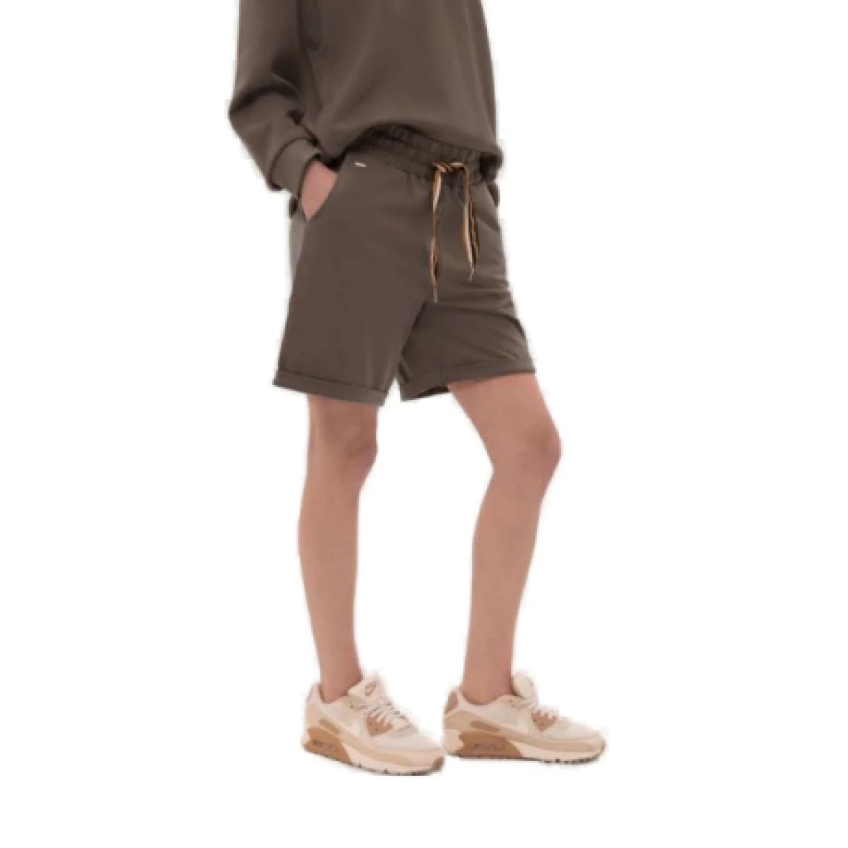 Dámske teplákové kraťasy VOLCANO HOLLY-500-BROWN · záber 1