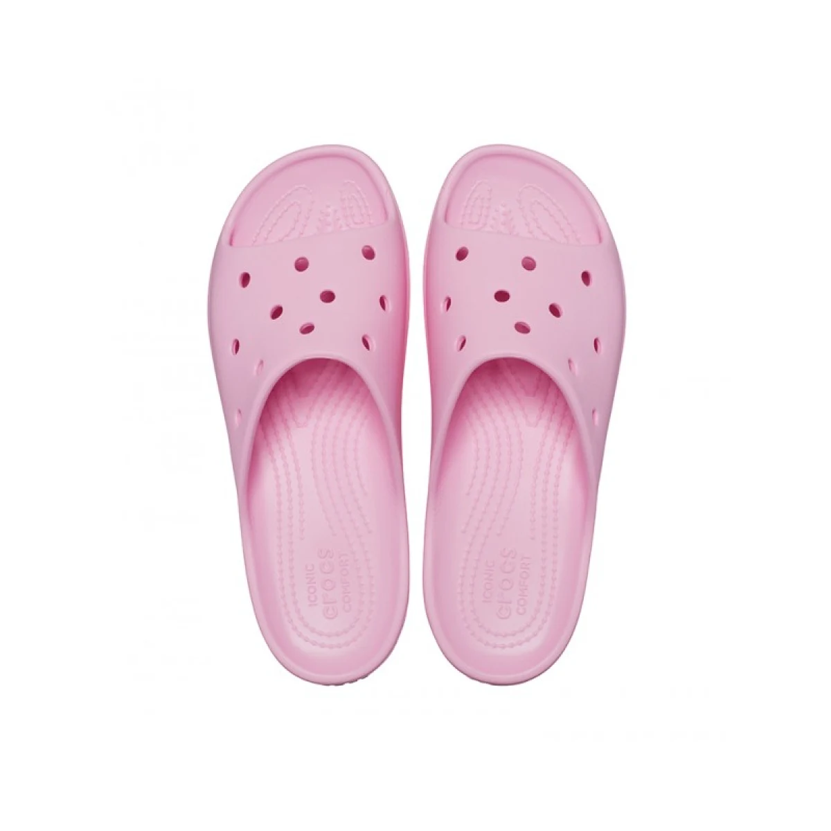 Dámske šlapky (plážová obuv) CROCS Classic Platform Slide flamingo · záber 5