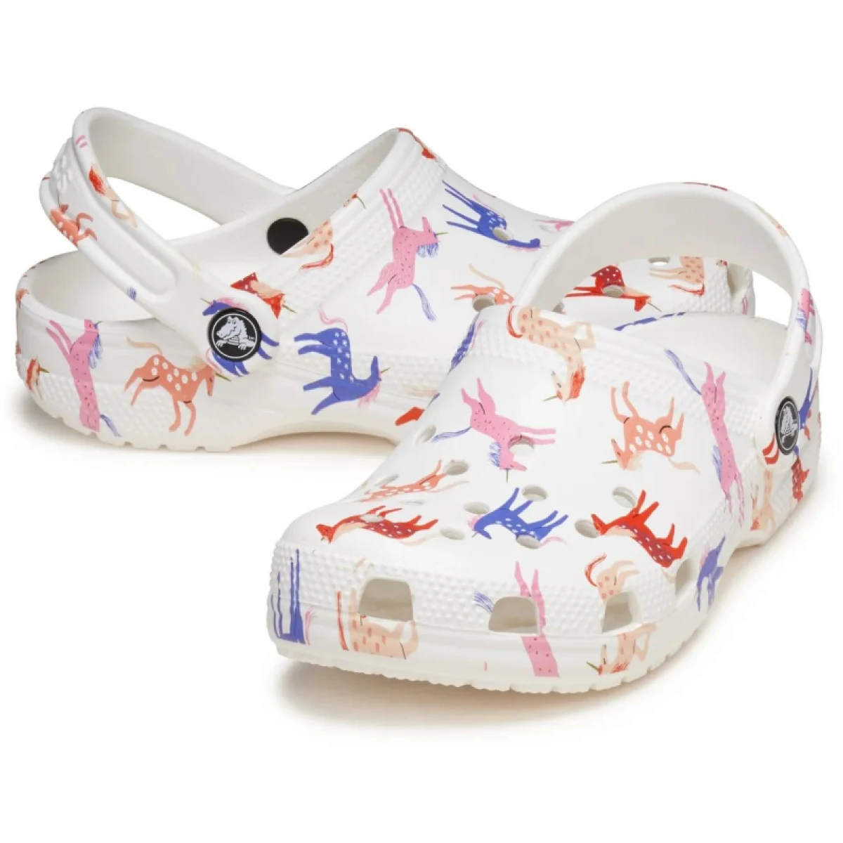 Dievčenské kroksy (rekreačná obuv) CROCS Classic Character Print Clog T unicorn · záber 4