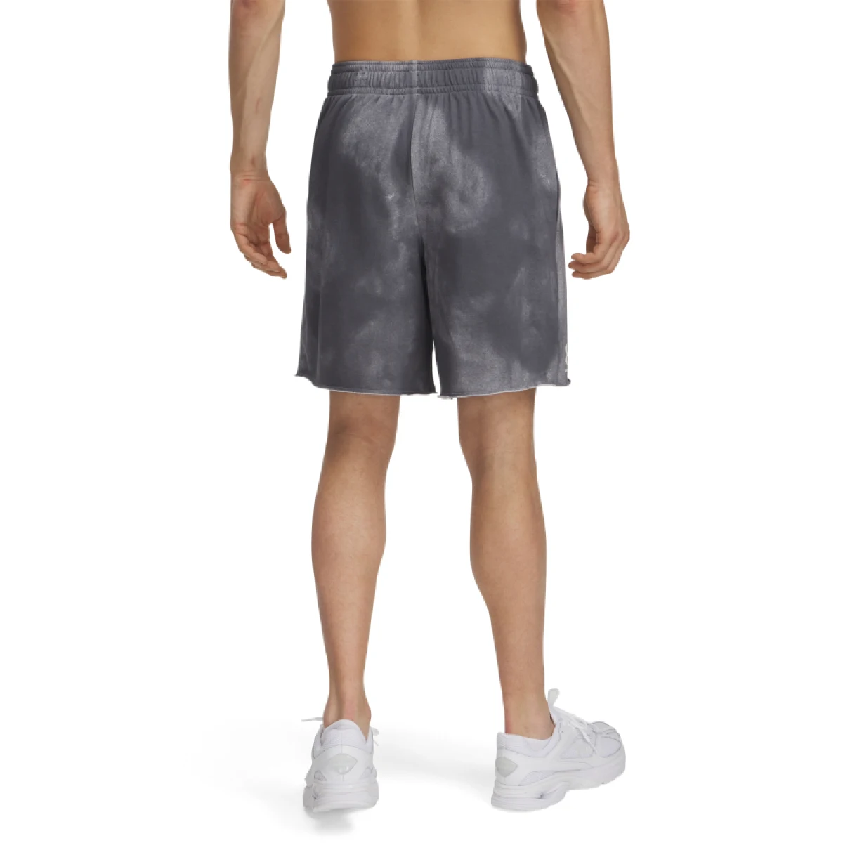 Pánske teplákové kraťasy UNDER ARMOUR UA Rival Terry AOP8inShortQ1-GRY · záber 3