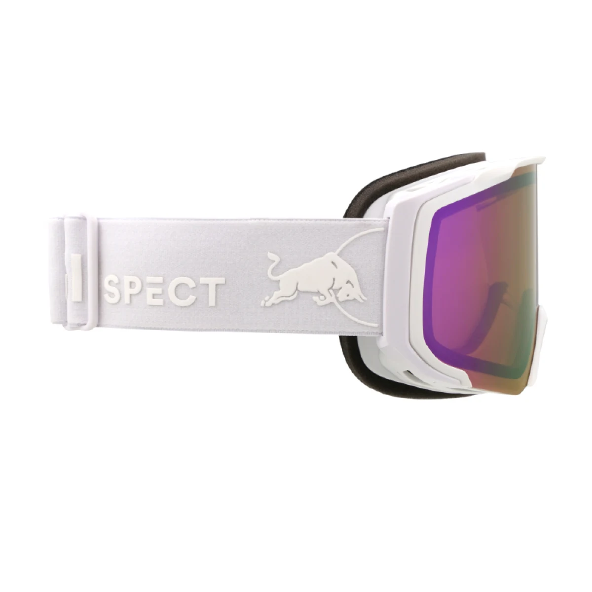 Lyžiarske okuliare RED BULL SPECT JIBB-04PU2, white orange with purple mirror · záber 3