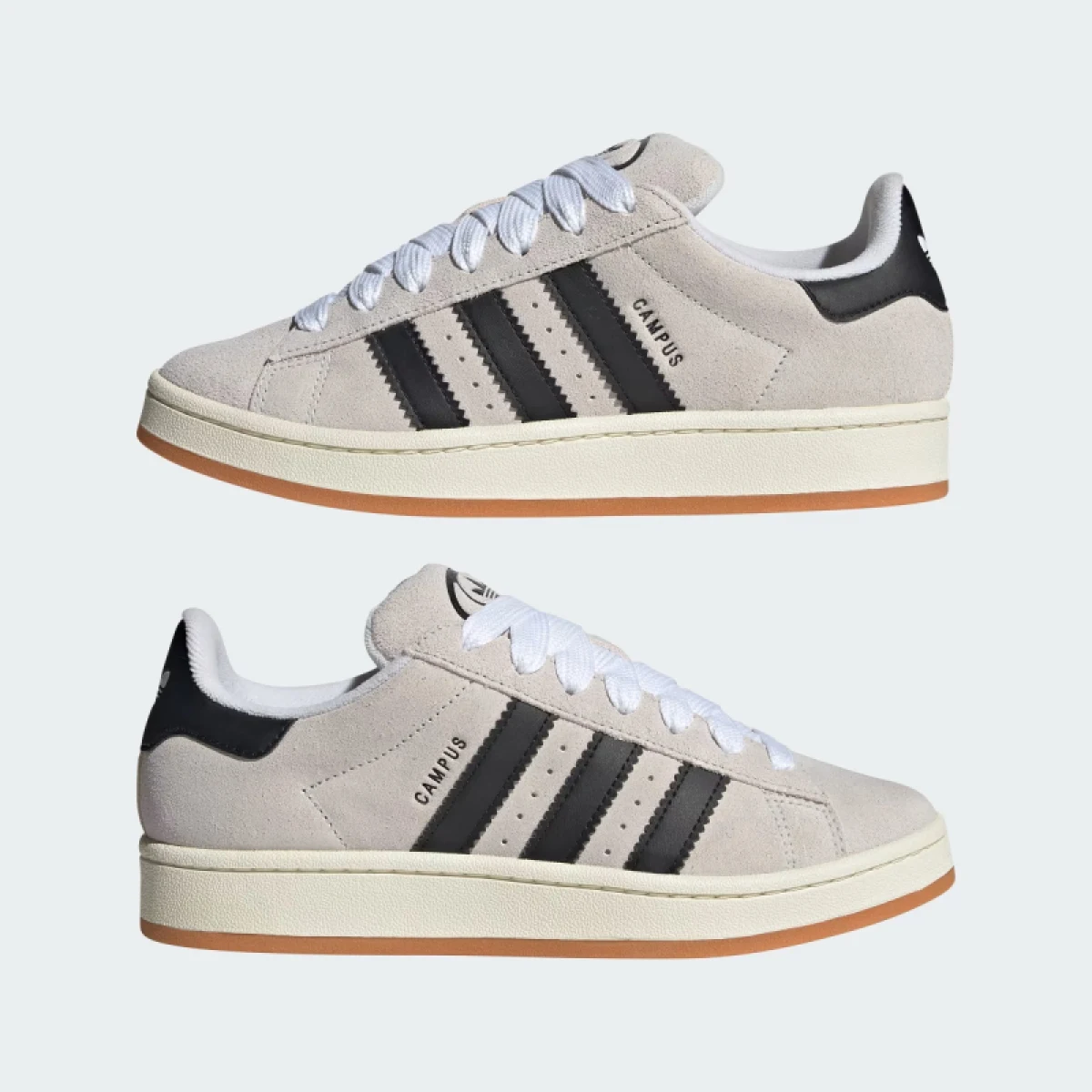 Dámska vychádzková obuv ADIDAS ORIGINALS Campus 00s W crystal white core black off white · záber 4