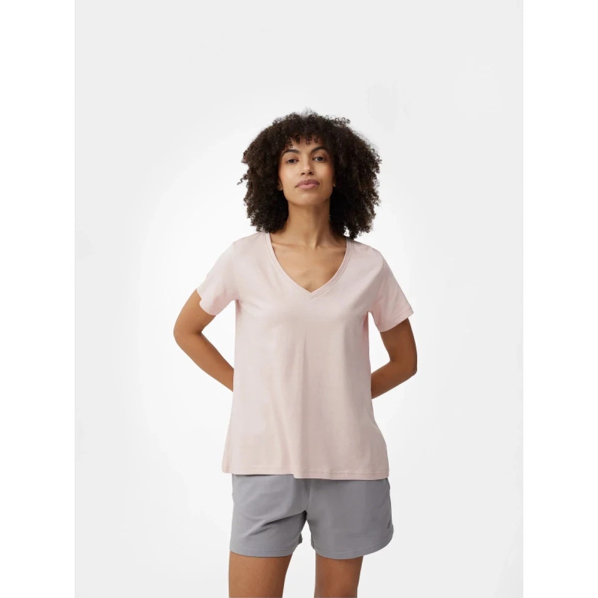 Dámske tričko s krátkym rukávom 4F TSHIRT F342-83S-BEIGE · záber 2
