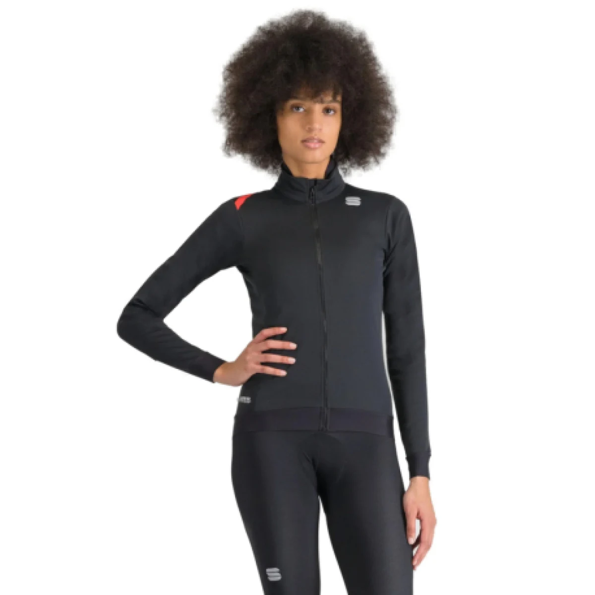 Dámska cyklistická bunda SPORTFUL Fiandre medium w jacket, black · záber 1