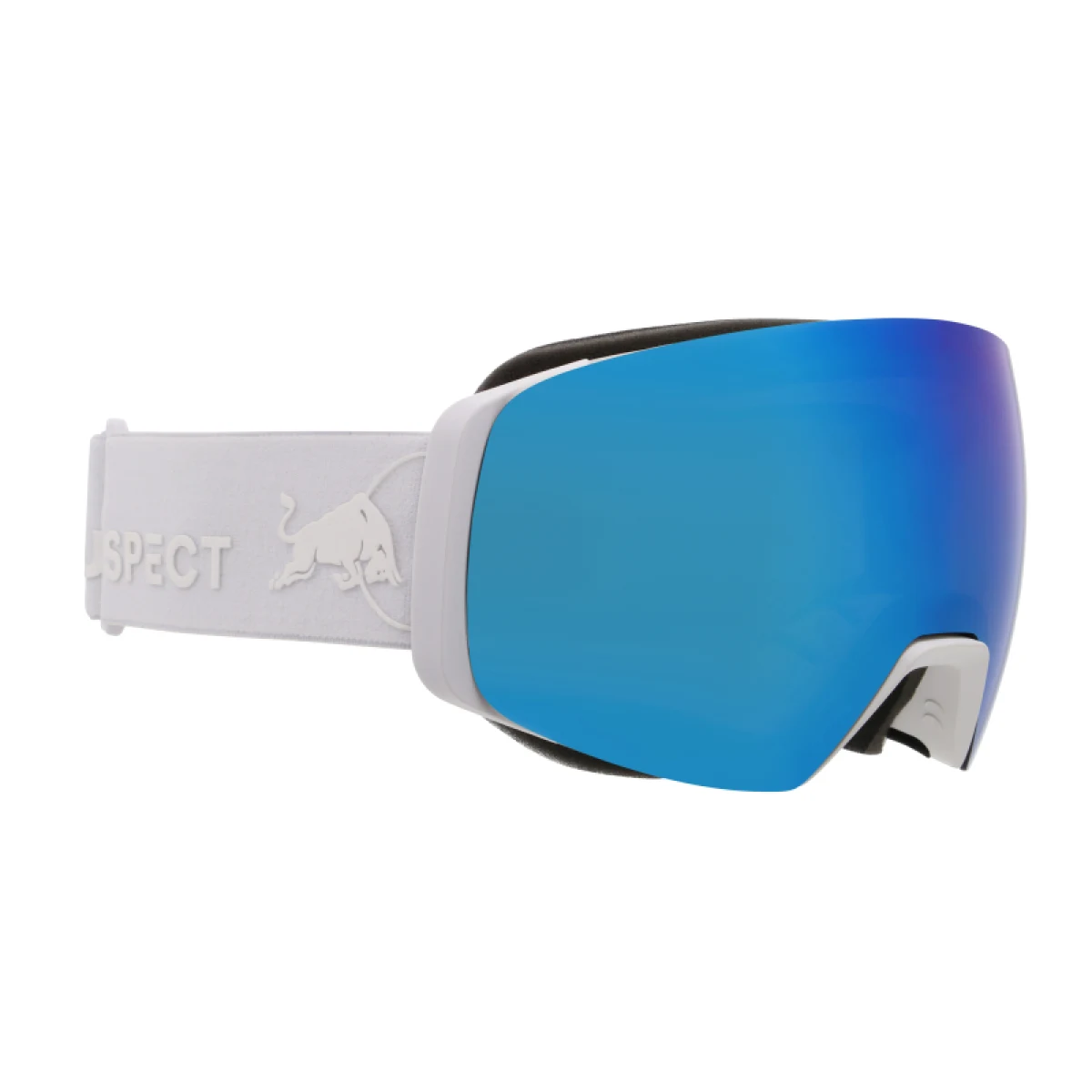 Lyžiarske okuliare RED BULL SPECT JON 04BL3, white smoke with blue mirror · záber 2