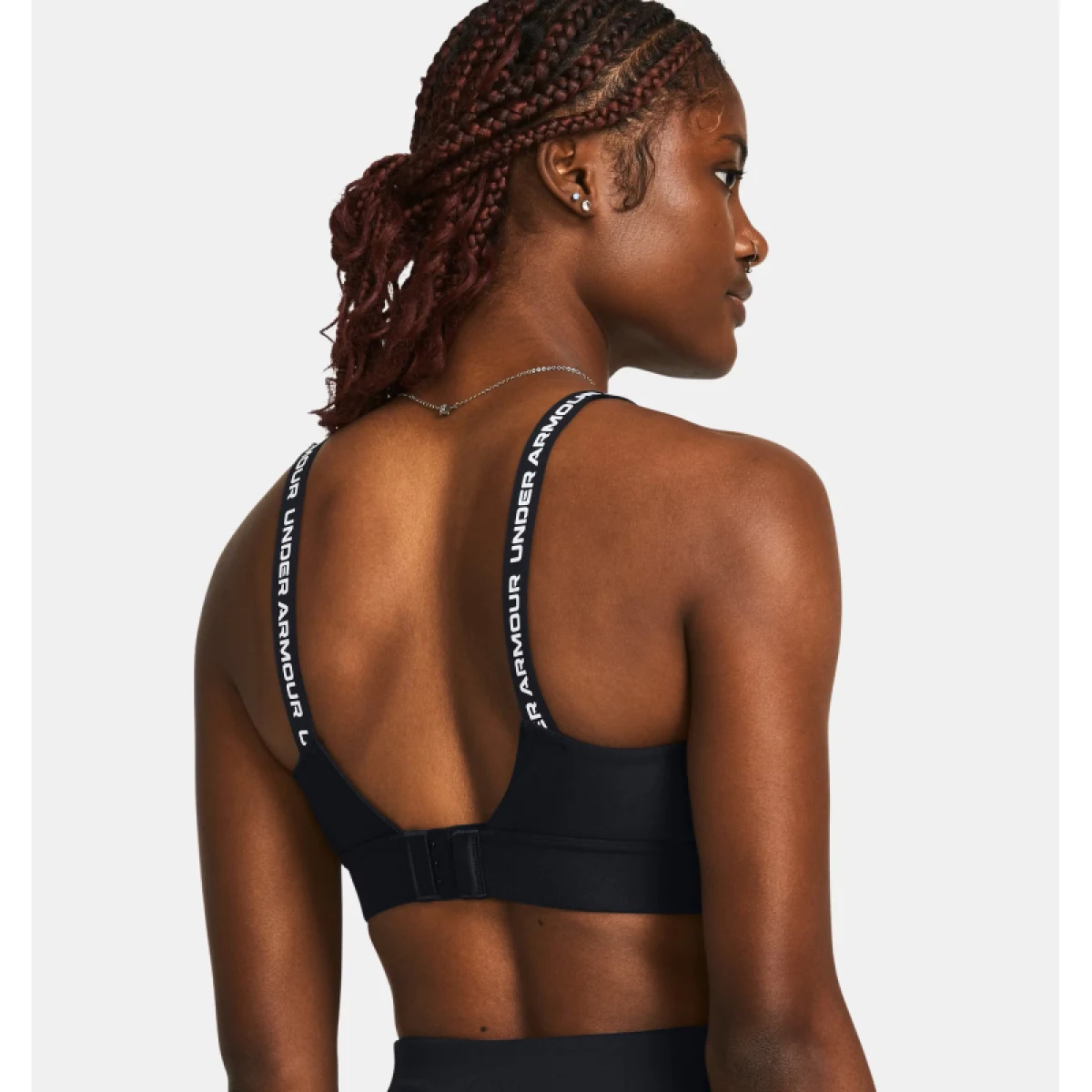 Dámska tréningová športová podprsenka UNDER ARMOUR UA Infinity Mid 2.0 Bra-BLK · záber 3