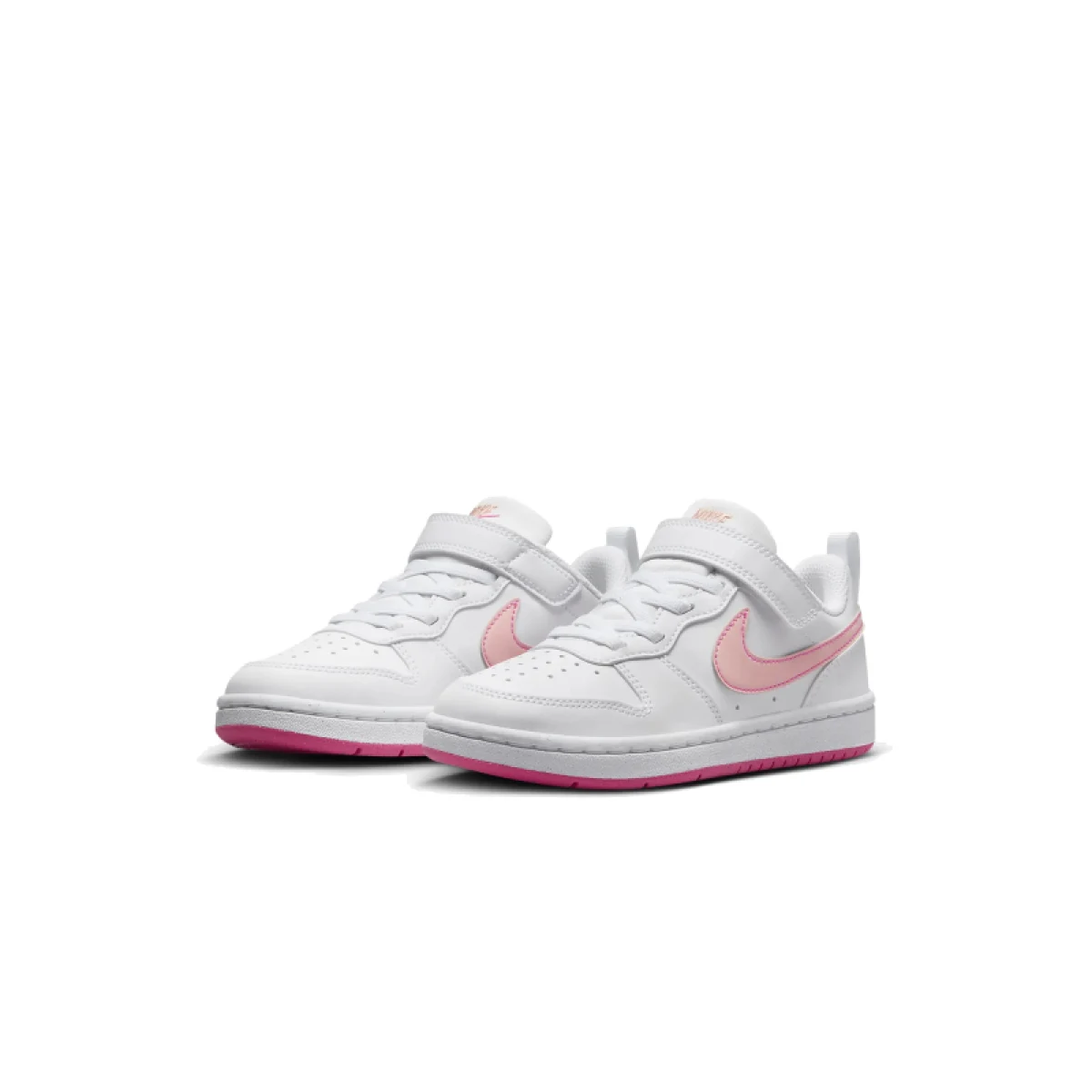 Dievčenská rekreačná obuv NIKE Court Borough Low Recraft white arctic orange pink · záber 3