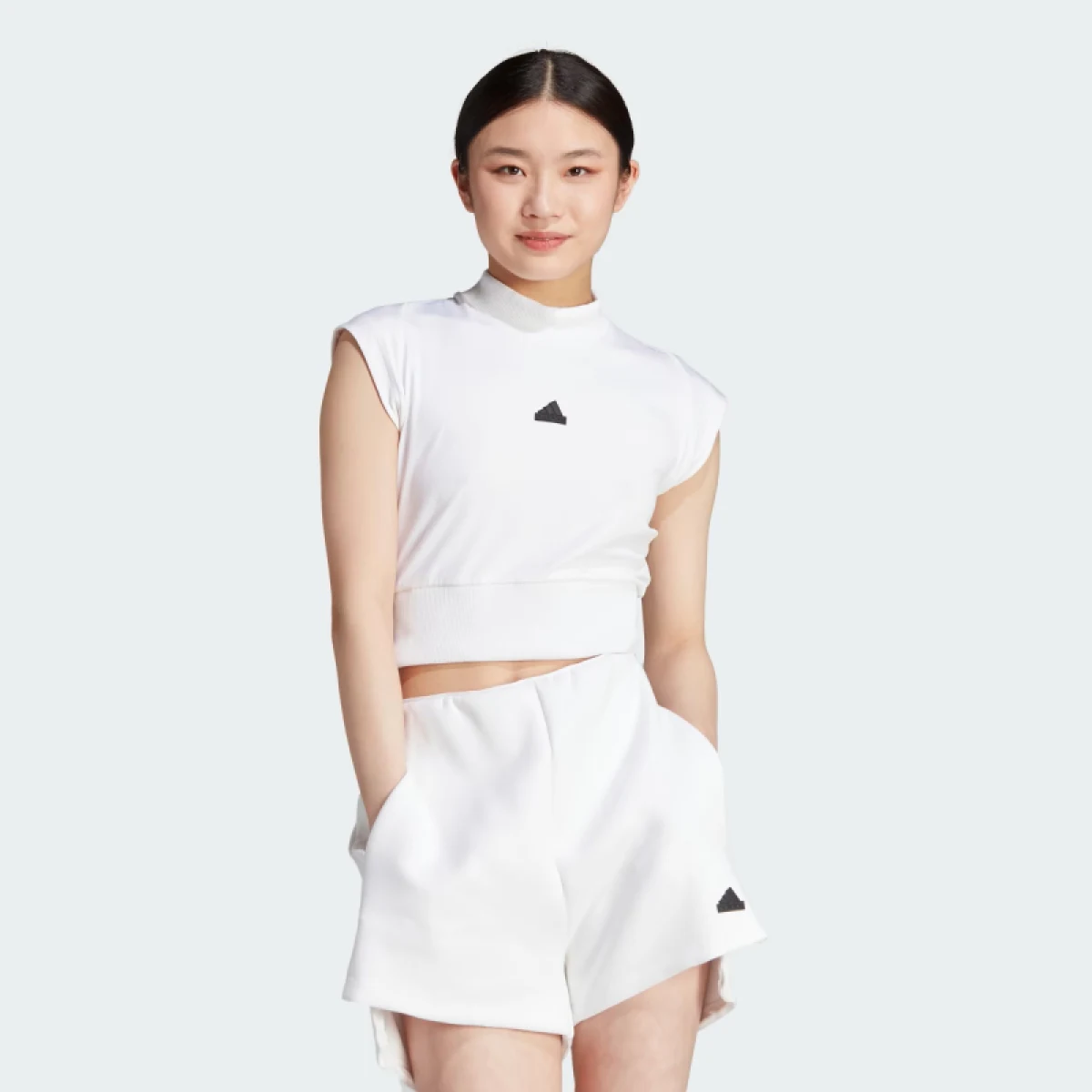 Dámske tričko s krátkym rukávom ADIDAS W Z.N.E. TEE-IM4917-white · záber 2