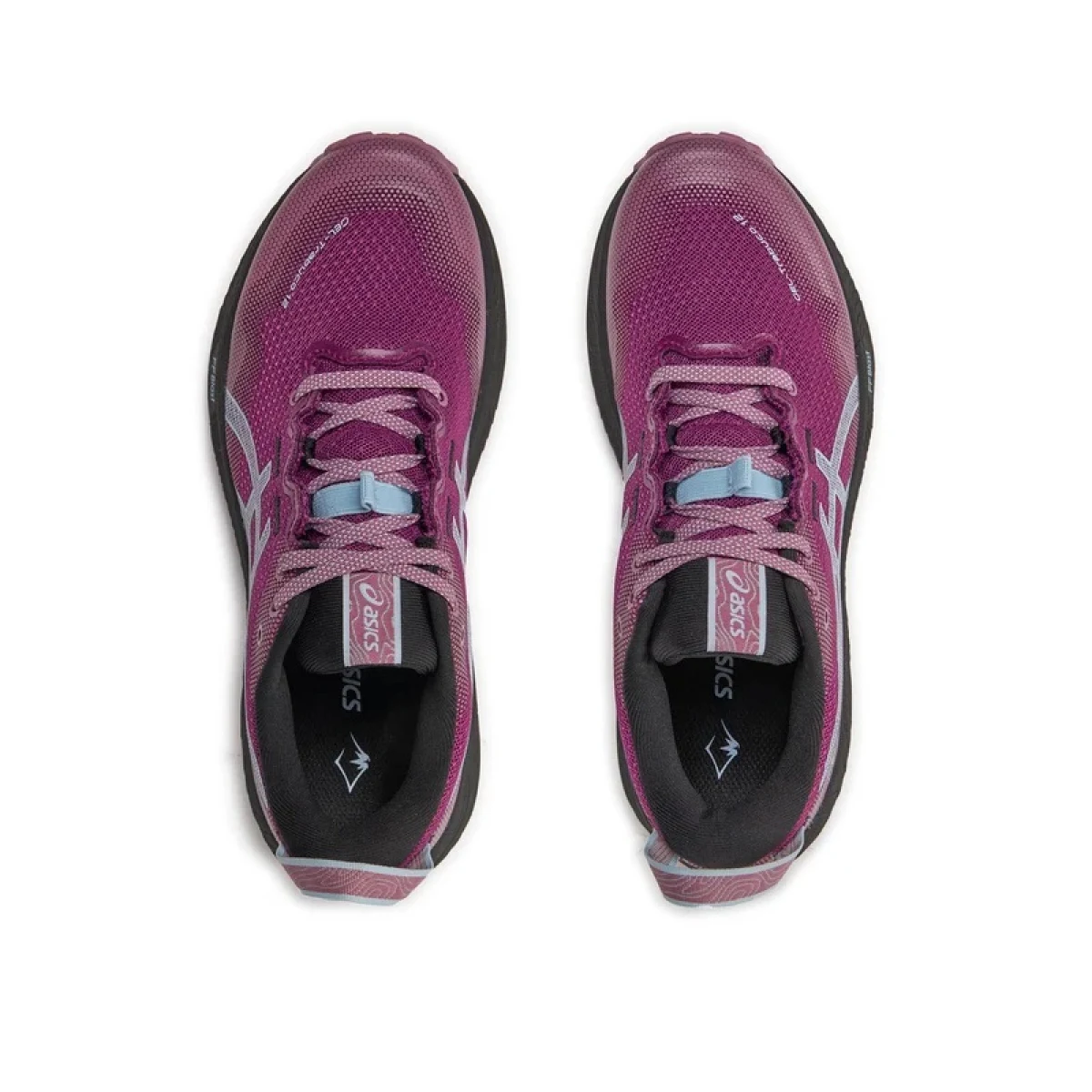 Dámska bežecká trailová obuv ASICS Gel Trabuco 12 blackberry light blue · záber 4