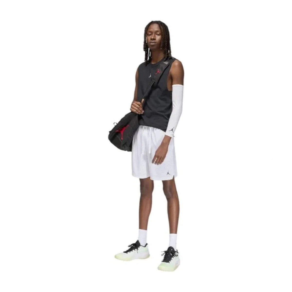 Pánske tréningové kraťasy NIKE Jordan Sport-FN5816-100-white · záber 4