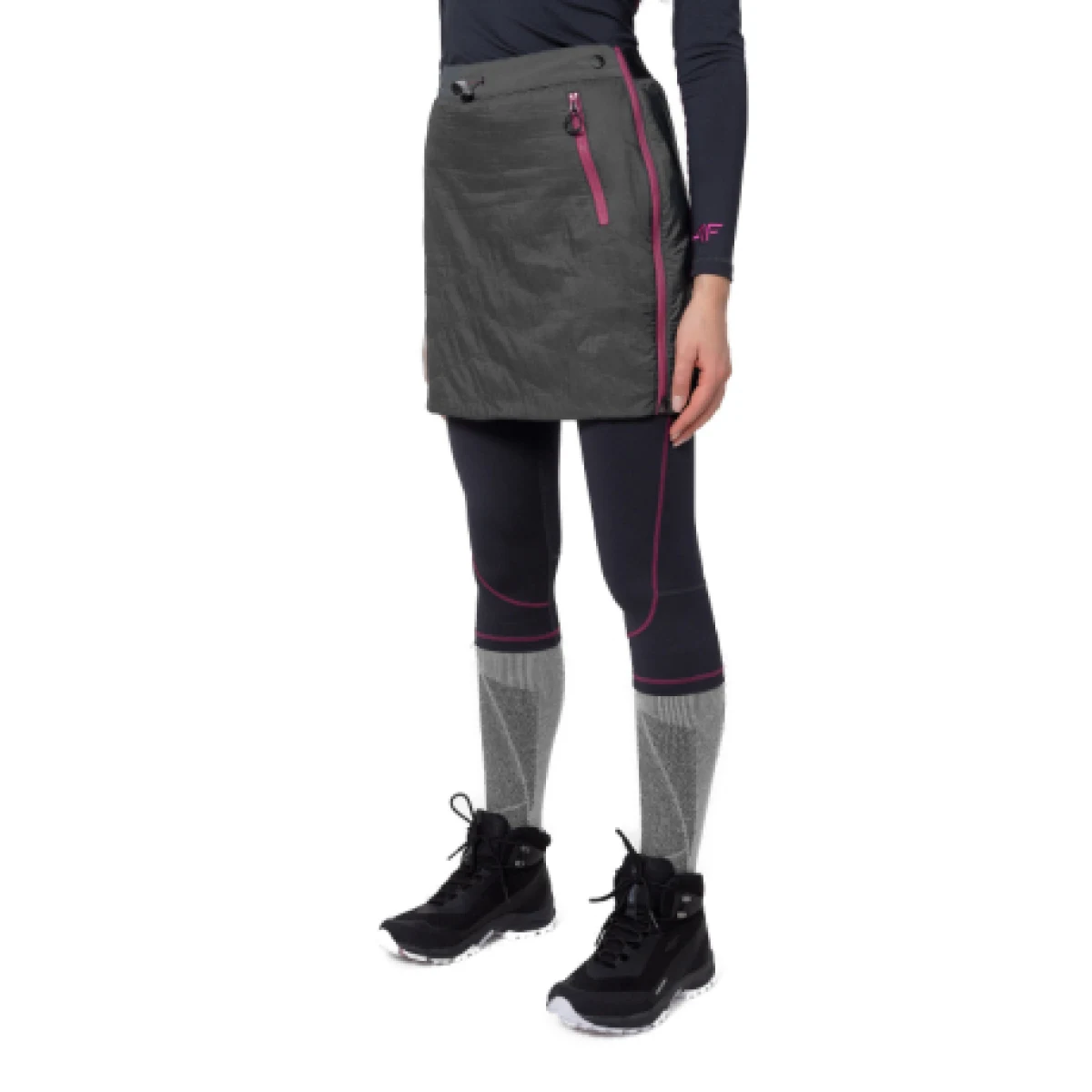 Dámska sukňa na skialp 4F SKIRT FNK F002-22S-ANTHRACITE · záber 1