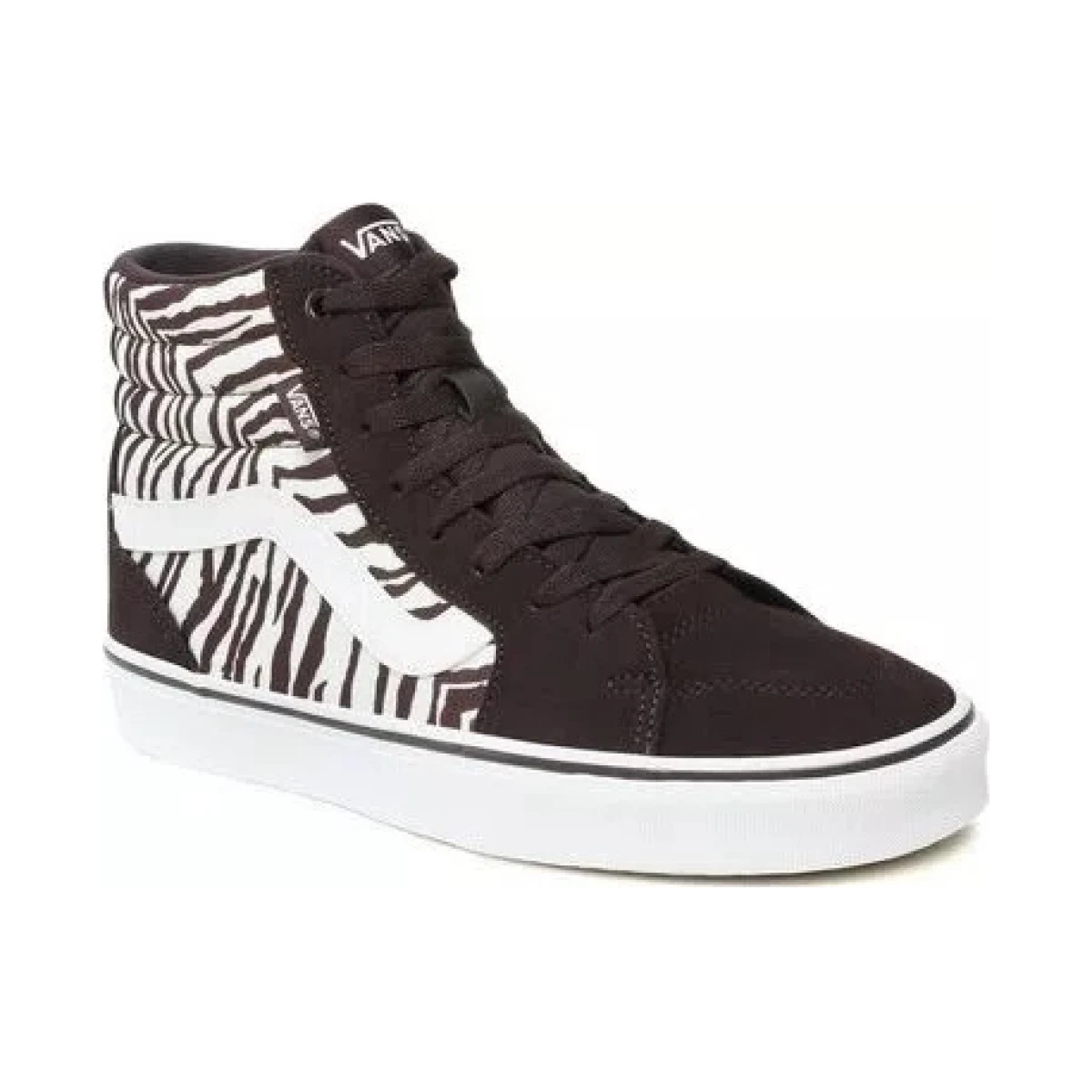 Dámska rekreačná obuv VANS WM Filmore HI Satin Tiger brown white · záber 1