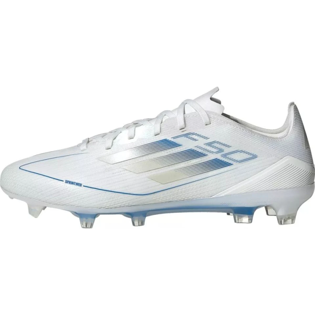 Pánske futbalové kopačky outdoorové ADIDAS F50 Pro M FG cloud white pearl metallic cloud white · záber 2