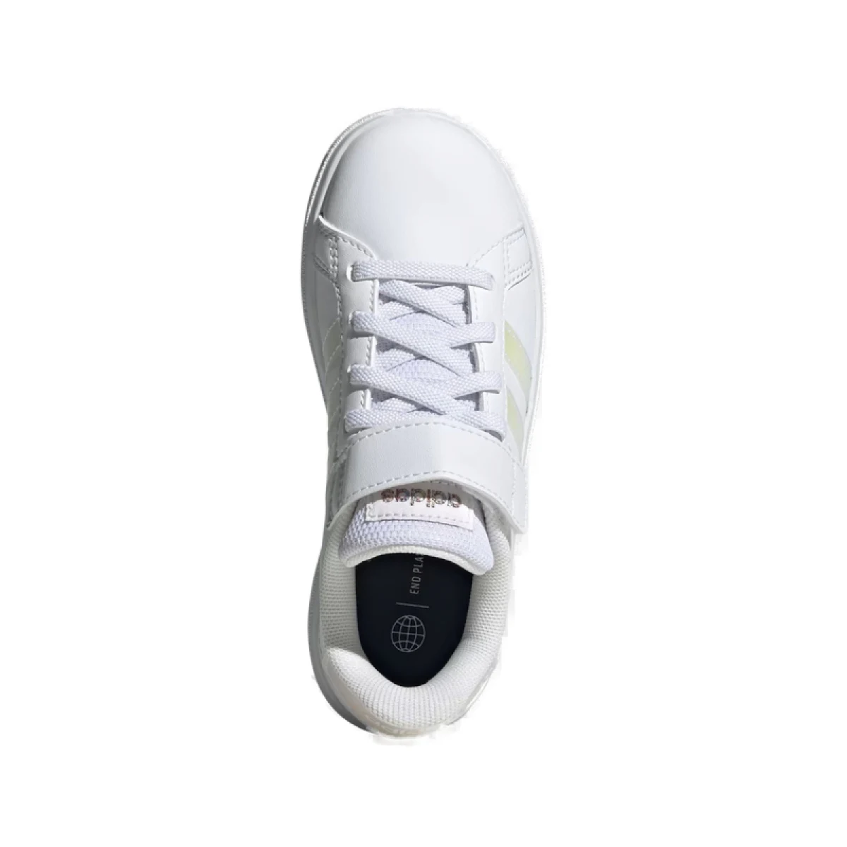 Dievčenská rekreačná obuv ADIDAS GRAND COURT 2.0 EL FTWWHT IRIDES FTWWHT · záber 5