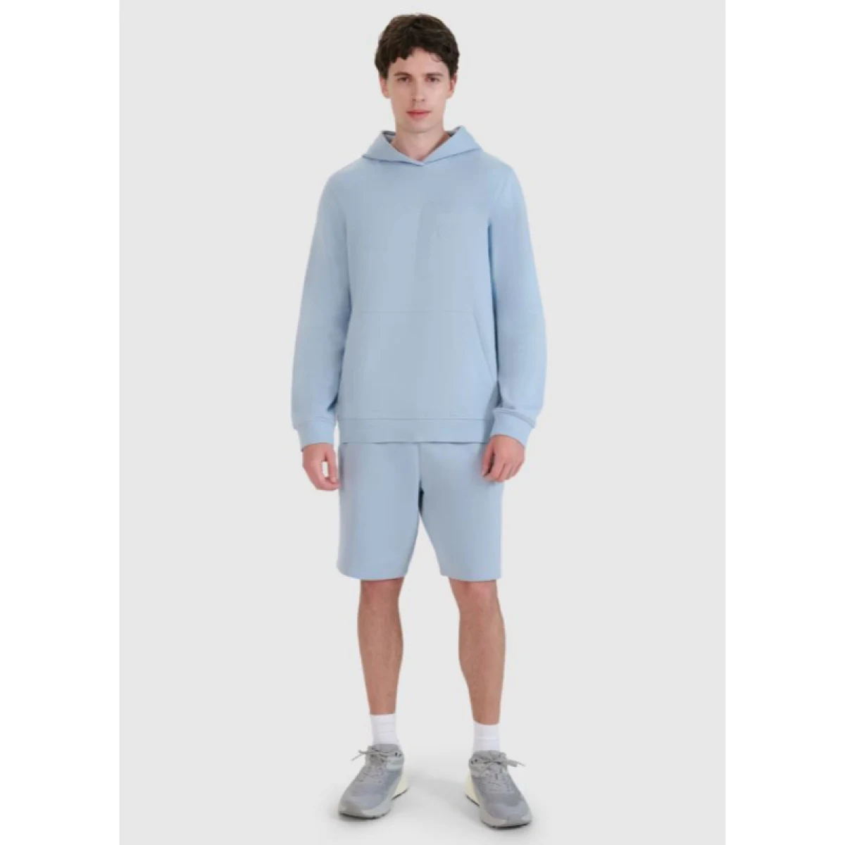 Pánska mikina s kapucňou 4F SWEATSHIRT M1621-34S-LIGHT BLUE · záber 4