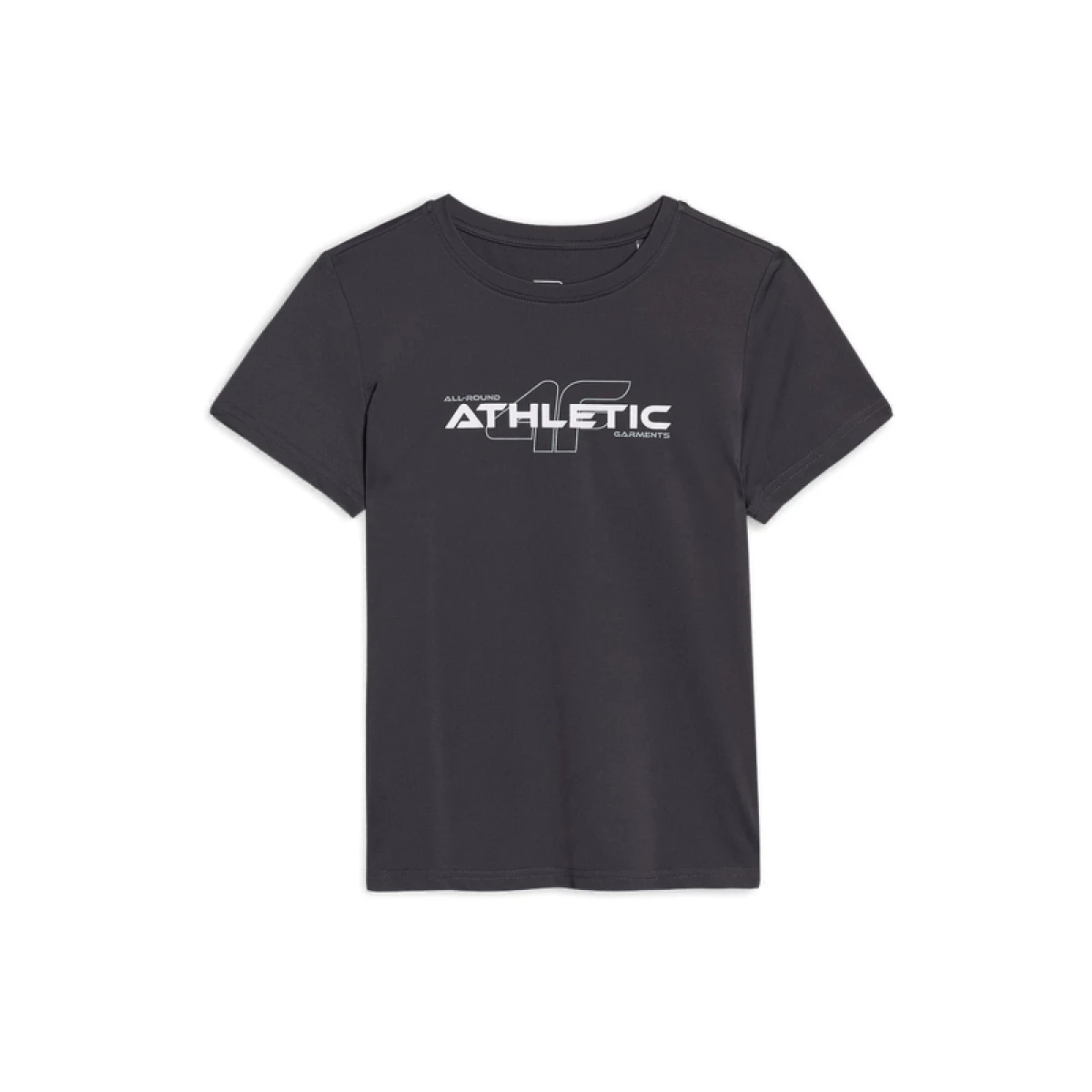Chlapčenské tréningové tričko s krátkym rukávom 4F JUNIOR TSHIRT FNK M1209-22S-ANTHRACITE · záber 5