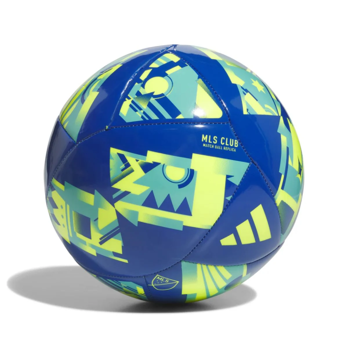 Futbalová lopta ADIDAS MLS CLB GLOBLU SAMBLU SYELLO · záber 2